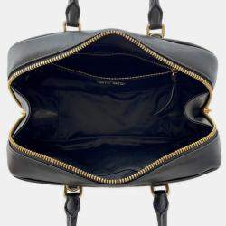 مملوكة مسبقًا حقيبة يد ميوميو جلد أركادي 2-طريقتين سوداء