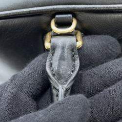 مملوكة مسبقًا حقيبة يد ميوميو جلد أركادي 2-طريقتين سوداء