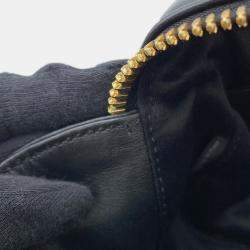 مملوكة مسبقًا حقيبة يد ميوميو جلد أركادي 2-طريقتين سوداء