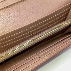 Pre Owned Miu Miu Pink Leather Long Wallet