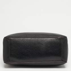 Pre Owned حقيبة يد ميو ميو ماداراس جلد أسود بأبزيم