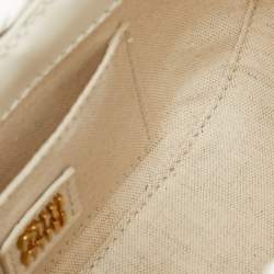 مملوكة مسبقًا Miu Miu Wander White Wicker Bag