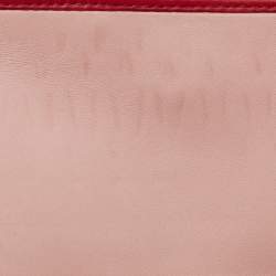 مملوكة مسبقًا محفظة بسلسلة ميو ميو جلد مبطنة كريستال أحمر