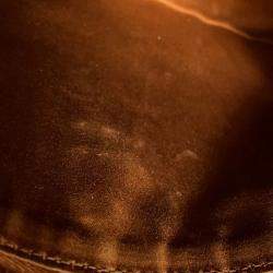 مملوكة مسبقًا حقيبة بو ميو ميو جلد كونياك حجم كبير