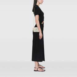 Pre Owned Miu Miu White Mini Matelasse Nappa Arcadie Satchel