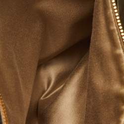 مملوكة مسبقًا Miu Miu Pushlock Black Madras Leather Tote