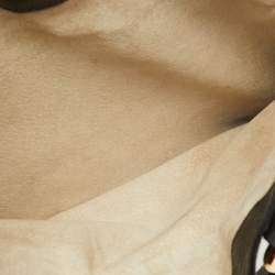 مملوكة مسبقًا Miu Miu Pushlock Black Madras Leather Tote