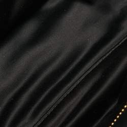 Pre Owned Miu Miu Arcadie Large Black Leather Satchel