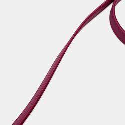 Pre Owned Miumiu Arcadi Matelasse 2-Way Bag Pink Leather