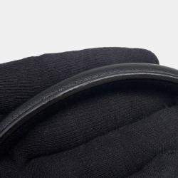 Pre Owned حقيبة ميو ميو أركادي ماتيلاسي 2-واي جلد أسود