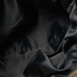 مملوكة مسبقًا Miu Miu Black Matelasse Patent Leather Open Tote