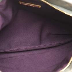 Pre Owned حقيبة باغيت مي ميو جلد رمادي