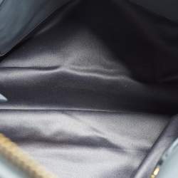 مملوكة مسبقًا Miu Miu Light Blue Matalasse Leather Zip Satchel