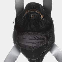 Pre Owned Miumiu Hobo Bag Black Soft Leather