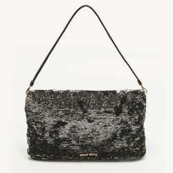 مملوكة مسبقًا حقيبة بوشت ميو ميو بريق متعدد الألوان