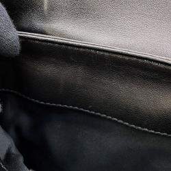 مملوكة مسبقًا Miumiu Matelasse 2Way Clutch Bag Black Leather