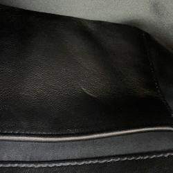 مملوكة مسبقًا Miumiu Matelasse 2Way Clutch Bag Black Leather