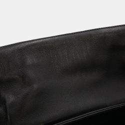 مملوكة مسبقًا Miumiu Matelasse 2Way Clutch Bag Black Leather