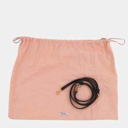 مملوكة مسبقًا Miumiu Matelasse 2Way Clutch Bag Black Leather