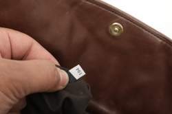 Pre Owned Miu Miu Frame Brown Leather Shoulder Bag