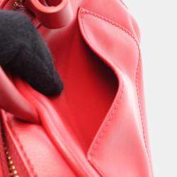 Pre Owned Miu Miu Miu Handbag Leather Red