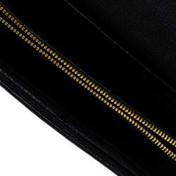 Miu Miu Black Leather Continental Wallet
