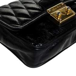 مملوكة مسبقًا Miu Miu Black Leather Crossbody Bag