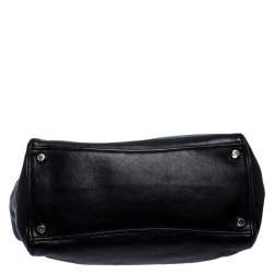 مملوكة مسبقًا Miu Miu Black Leather Turnlock Tote