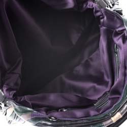 Pre Owned Miu Miu Multicolor Patchwork Leather Satchel