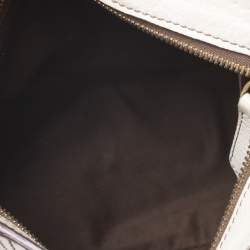 Pre Owned Miu Miu Beige Leather Shoudler Bag