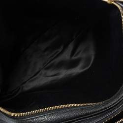 Miu Miu Black Leather Vitello Phenix Satchel