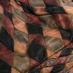 Miu Miu Multicolor Patchwork Leather Harlequin Hobo