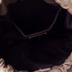 مملوكة مسبقًا حقيبة ساتشل ميو ميو تو واى جلد بيج 