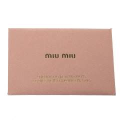 Miu Miu Black Matelasse Leather Satchel