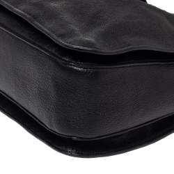 مملوكة مسبقًا Miu Miu Black Leather Large Madras Tote 