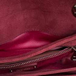 Pre Owned Miu Miu Pink Matelassé Velvet Small Club Shoulder Bag