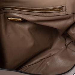 Miu Miu Beige Vitello Soft Leather Flap Shoulder Bag
