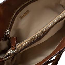 Miu Miu Multicolor Canvas and Leather Patchwork Tote