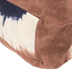 Miu Miu Multicolor Suede Camoscio Tie Dye Tote