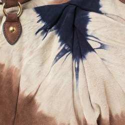 Miu Miu Multicolor Suede Camoscio Tie Dye Tote