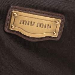 Miu Miu Multicolor Suede Camoscio Tie Dye Tote