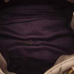 Pre Owned Miu Miu Pink Leather Bauletto Aperto Bag