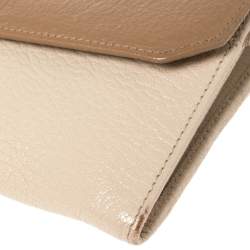 Miu Miu Cream/Beige Leather Wallet On Chain