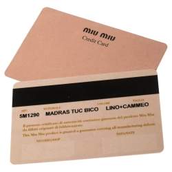 Miu Miu Cream/Beige Leather Wallet On Chain
