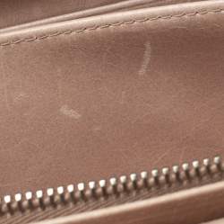 Miu Miu Beige Matelassé Leather Continental Wallet