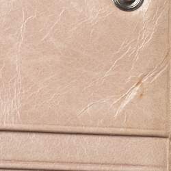 Miu Miu Beige Matelassé Leather Continental Wallet