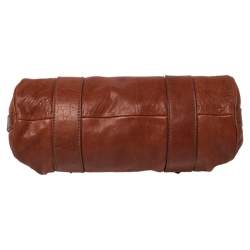 Pre Owned Miu Miu Copper Leather Boston Bag