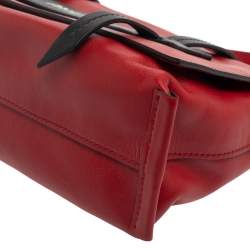 Miu Miu Red Leather Grace Shoulder Bag