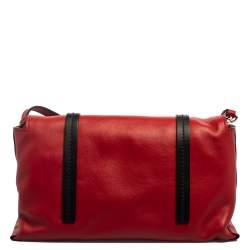 Miu Miu Red Leather Grace Shoulder Bag