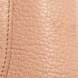 Miu Miu Pink Madras Leather Compact Wallet